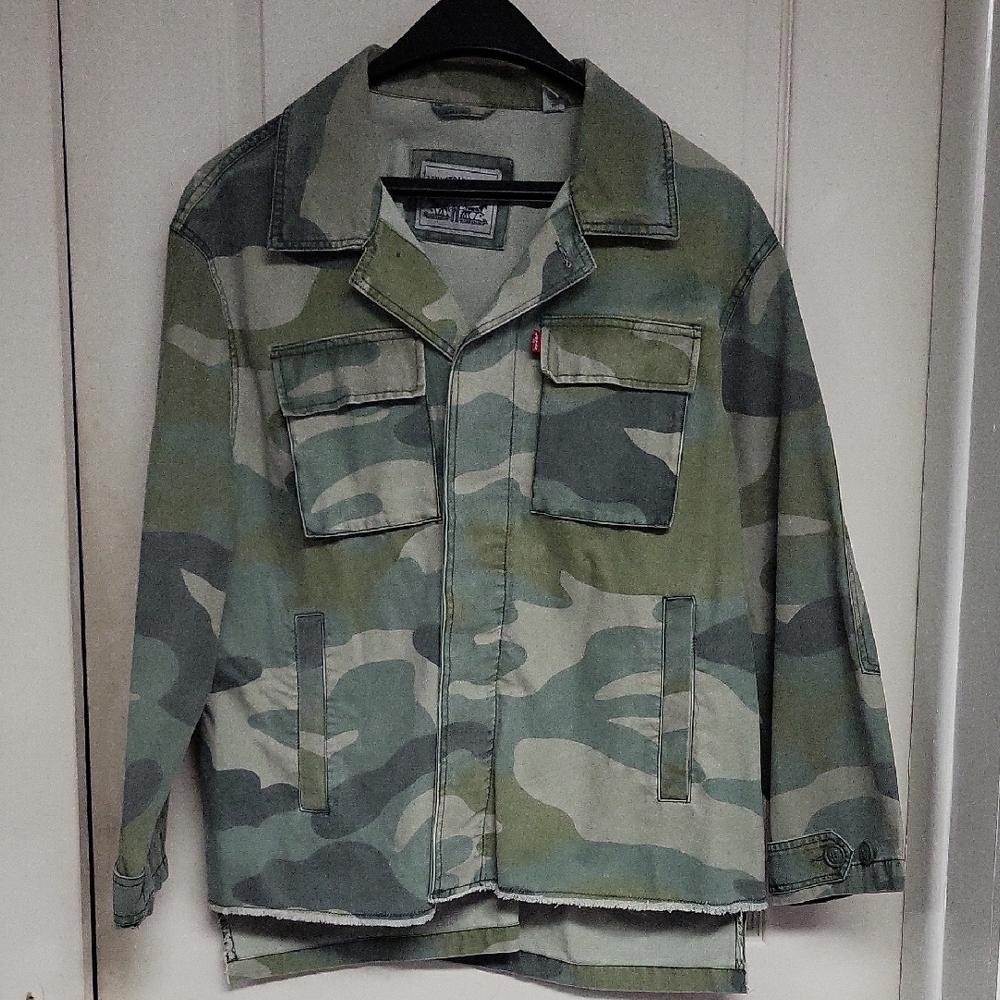 Levi's Green and Gray Utility Jacket
